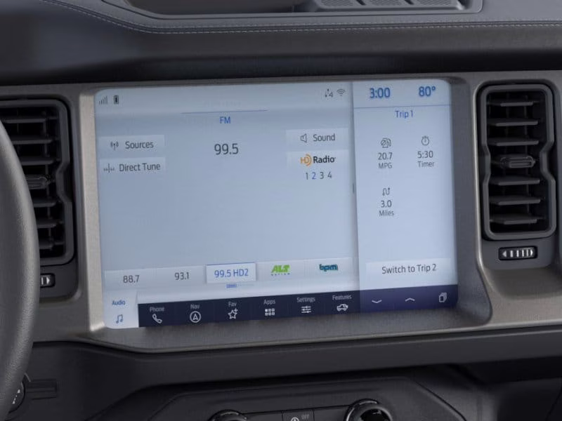 2026 Avalanche Gray Ford Bronco Outer Banks 4X4 SUV