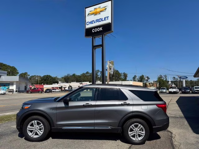 2023 Gray Ford Explorer XLT 4X4 SUV