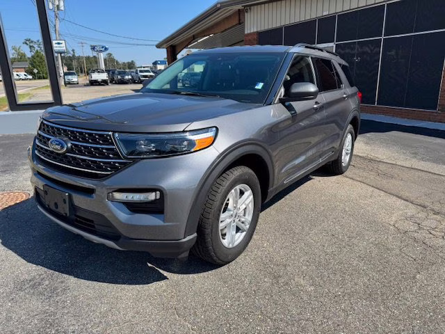 2023 Gray Ford Explorer XLT 4X4 SUV