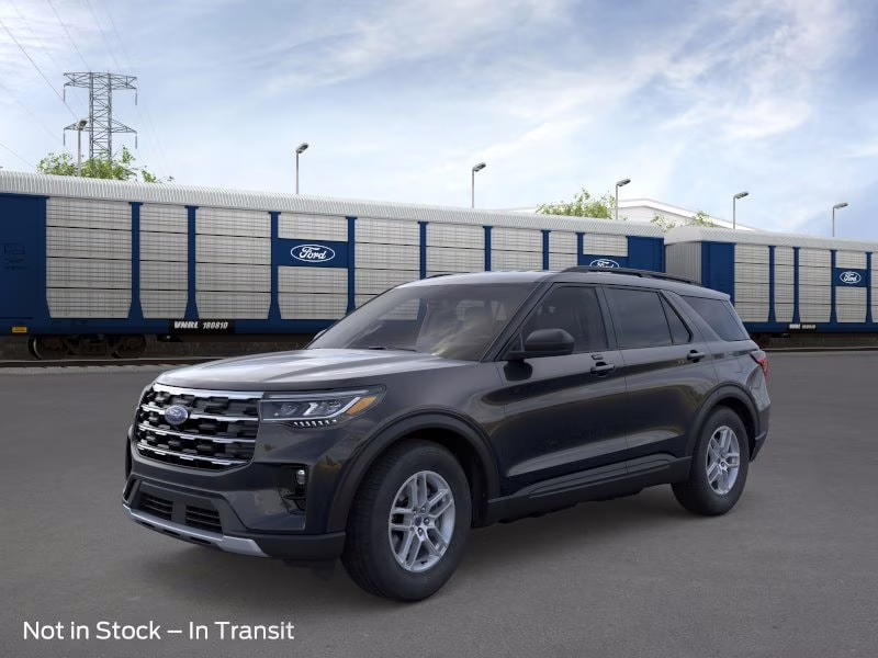 2026 Agate Black Metallic Ford Explorer Active RWD SUV