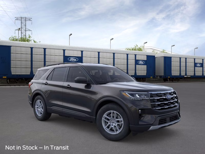2026 Agate Black Metallic Ford Explorer Active RWD SUV