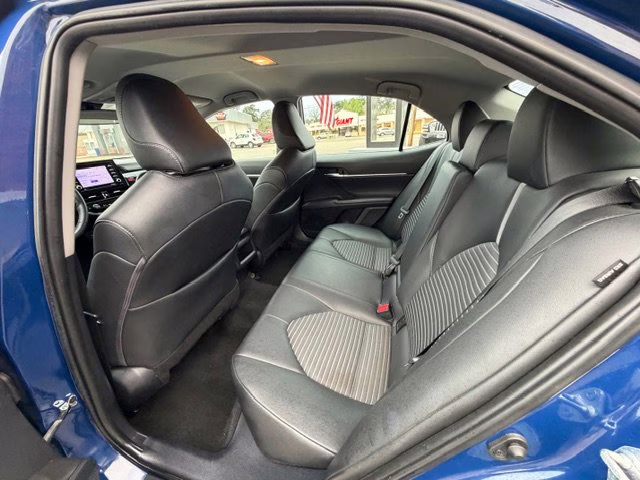 2024 Blue Toyota Camry SE FWD Sedan