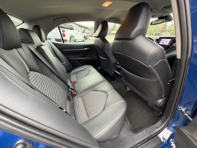 2024 Blue Toyota Camry SE FWD Sedan