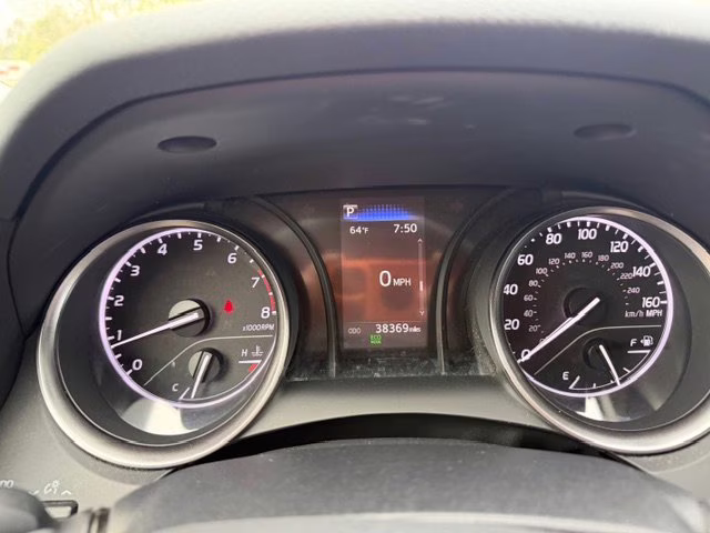 2024 Blue Toyota Camry SE FWD Sedan