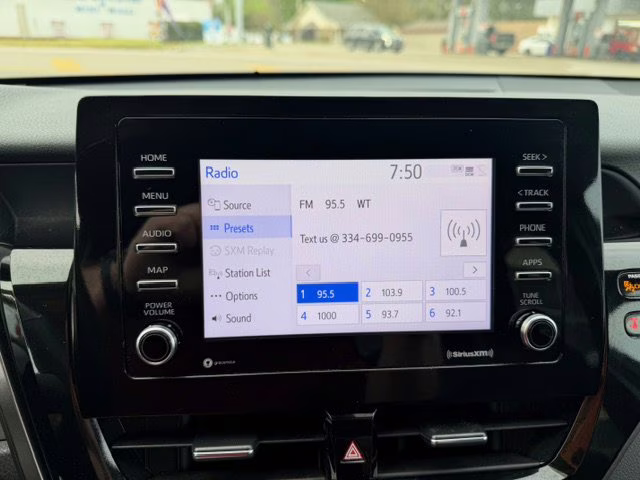 2024 Blue Toyota Camry SE FWD Sedan