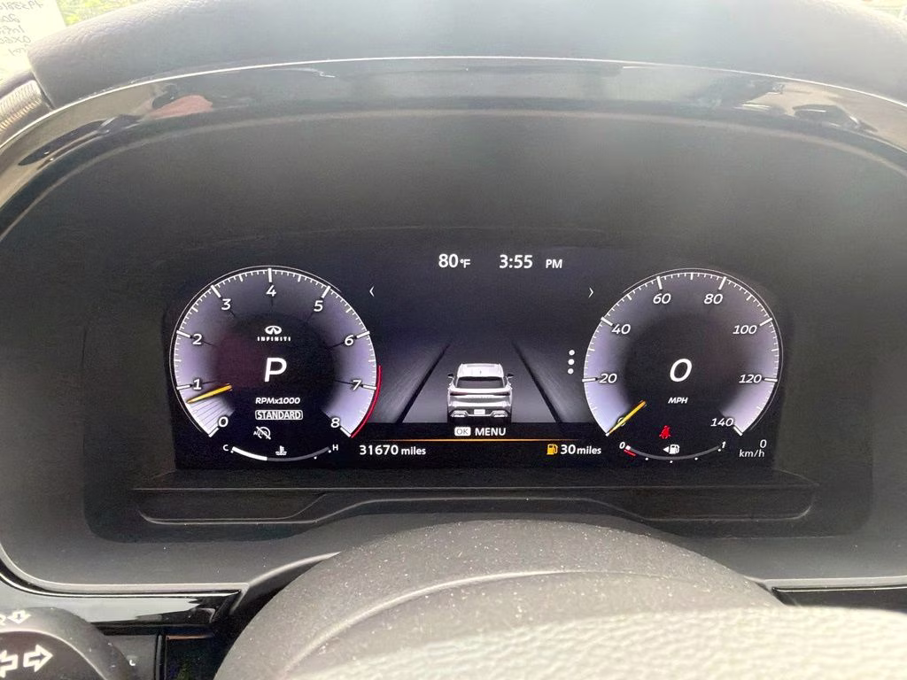 2024 Graphite Shadow INFINITI QX60 LUXE FWD SUV