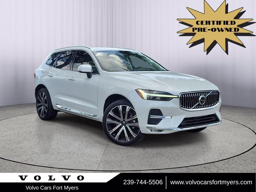 2023 Crystal White Metallic Volvo XC60 Ultimate Bright Theme AWD SUV
