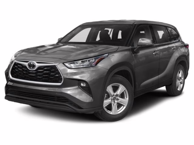2022 Magnetic Gray Metallic Toyota Highlander LE AWD SUV