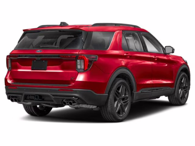 2025 Rapid Red Metallic Tinted Clearcoat Ford Explorer ST 4X4 SUV