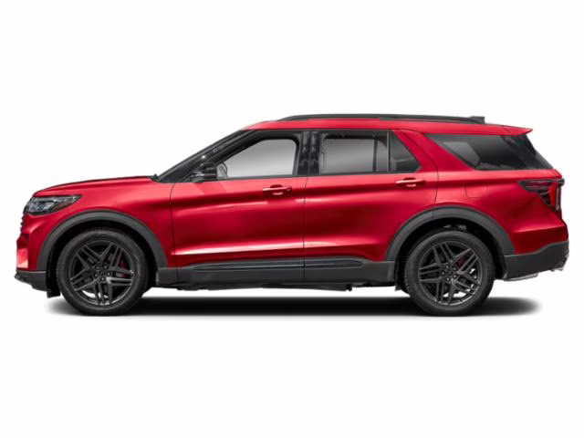 2025 Rapid Red Metallic Tinted Clearcoat Ford Explorer ST 4X4 SUV