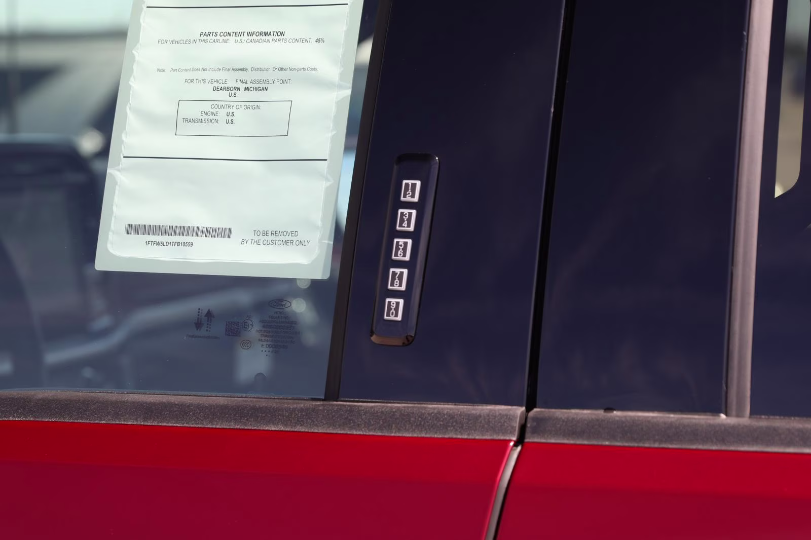 2026 Ruby Red Metallic Tinted Clearcoat Ford F-150 LARIAT 4X4 Truck