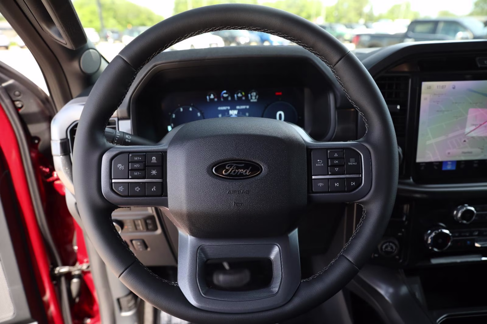 2026 Ruby Red Metallic Tinted Clearcoat Ford F-150 LARIAT 4X4 Truck