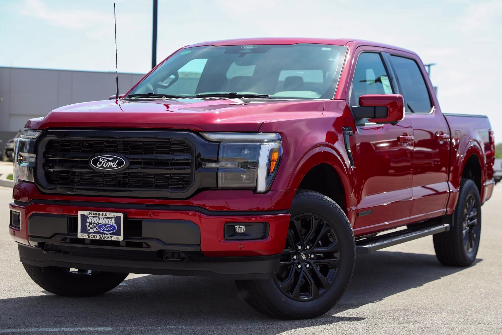 2026 Ruby Red Metallic Tinted Clearcoat Ford F-150 LARIAT 4X4 Truck