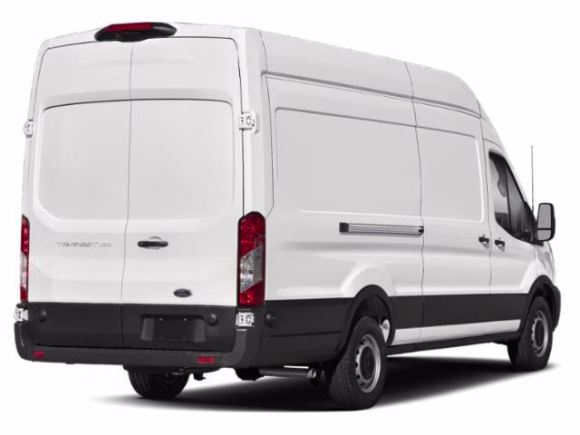 2026 Oxford White Ford Transit Cargo Van T-350 148 EL Hi Rf 9500 GVWR RWD RWD Van