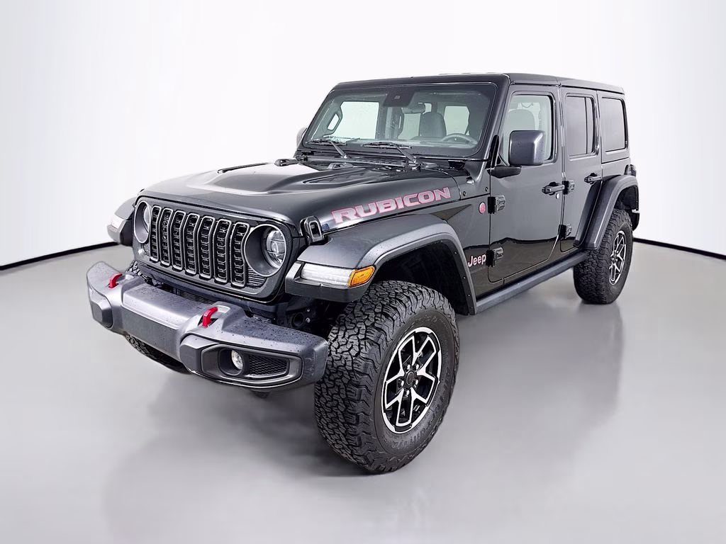 2025 Black Clearcoat Jeep Wrangler Rubicon 4X4 SUV