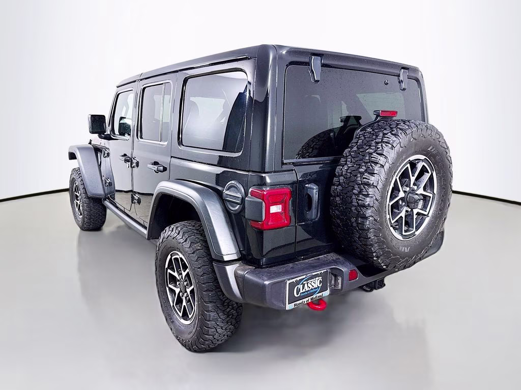 2025 Black Clearcoat Jeep Wrangler Rubicon 4X4 SUV