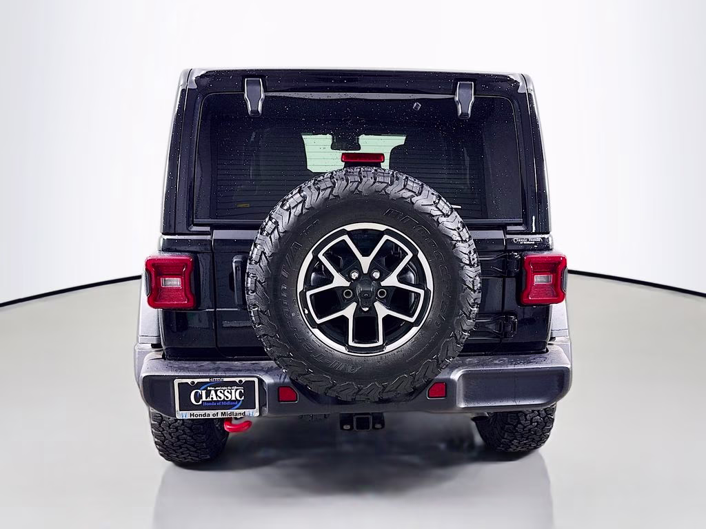 2025 Black Clearcoat Jeep Wrangler Rubicon 4X4 SUV