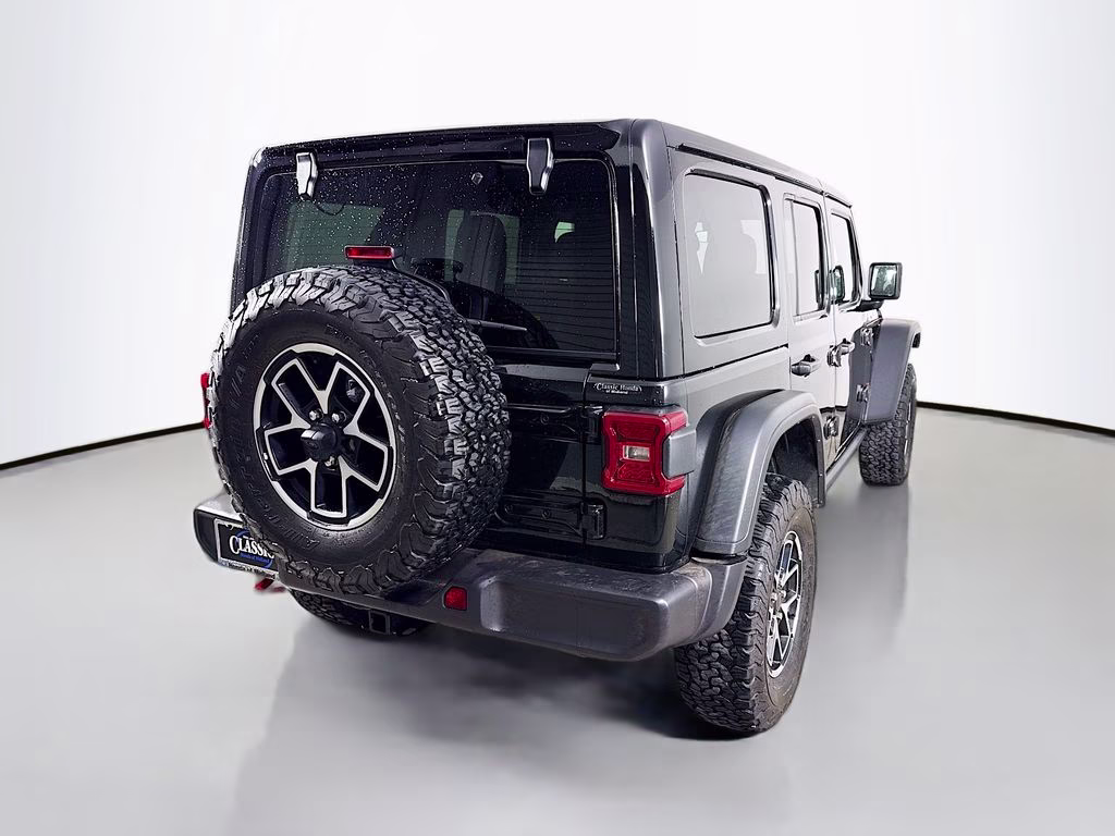 2025 Black Clearcoat Jeep Wrangler Rubicon 4X4 SUV