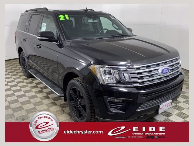 2021 Agate Black Metallic Ford Expedition XLT 4X4 SUV