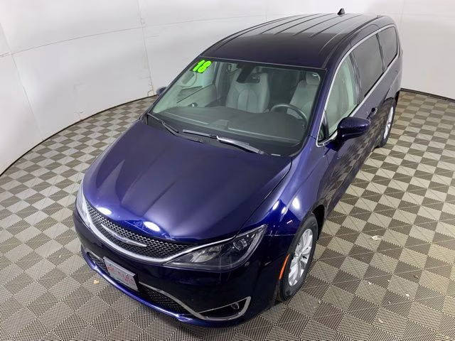 2018 Jazz Blue Pearlcoat Chrysler Pacifica Touring Plus FWD Van