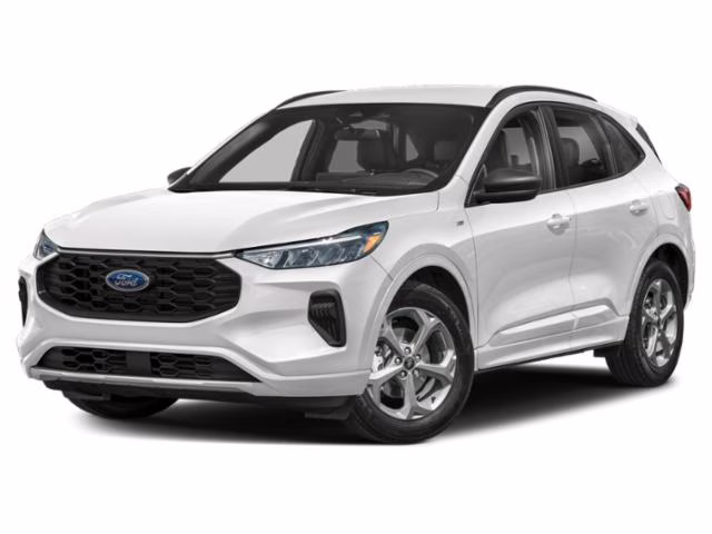 2023 Star White Metallic Tri-Coat Ford Escape ST-Line FWD SUV