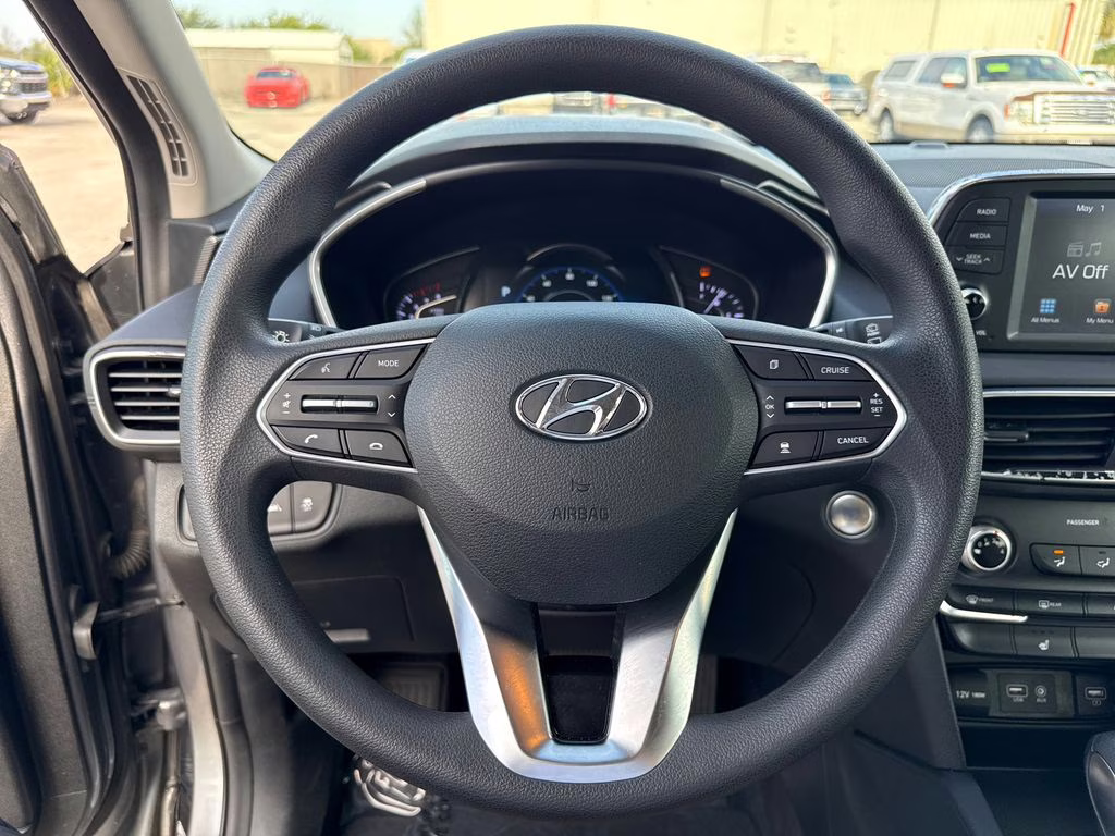2019 Machine Gray Hyundai Santa Fe SEL FWD SUV