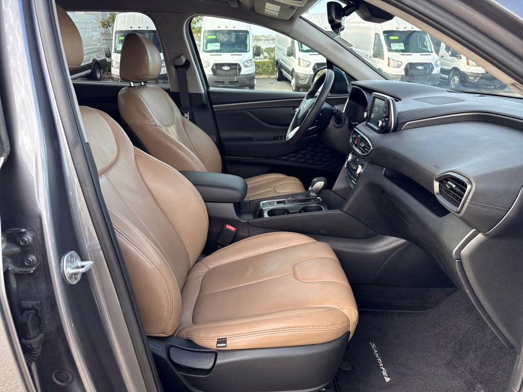 2019 Machine Gray Hyundai Santa Fe SEL FWD SUV