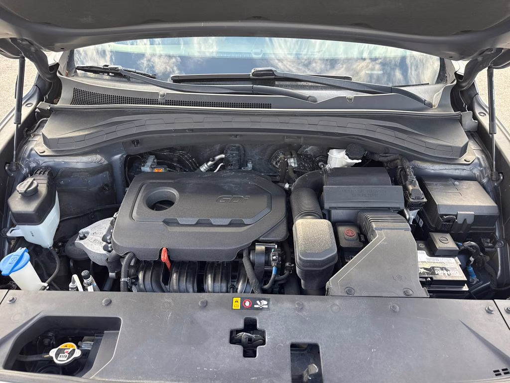 2019 Machine Gray Hyundai Santa Fe SEL FWD SUV