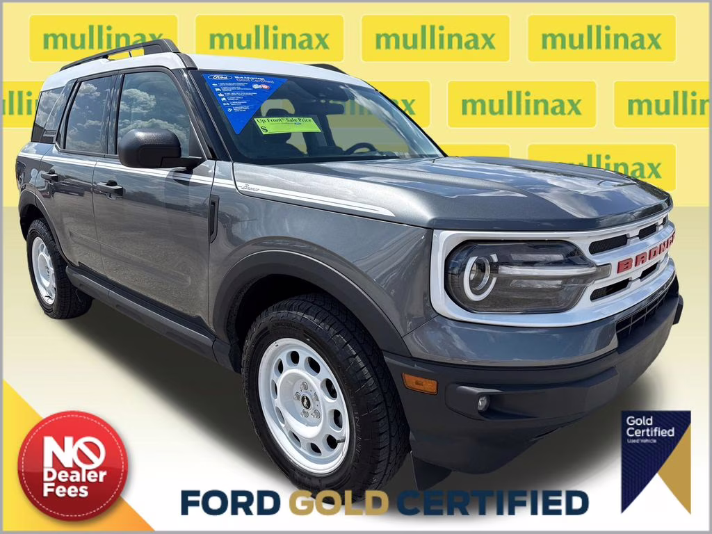 2024 Carbonized Gray Metallic Ford Bronco Sport Heritage 4X4 SUV