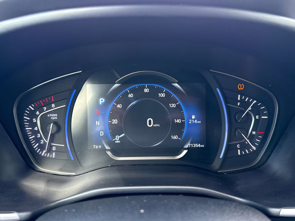 2019 Machine Gray Hyundai Santa Fe SEL FWD SUV