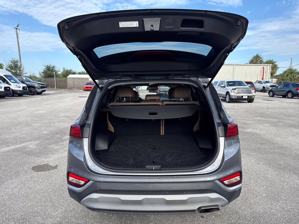 2019 Machine Gray Hyundai Santa Fe SEL FWD SUV