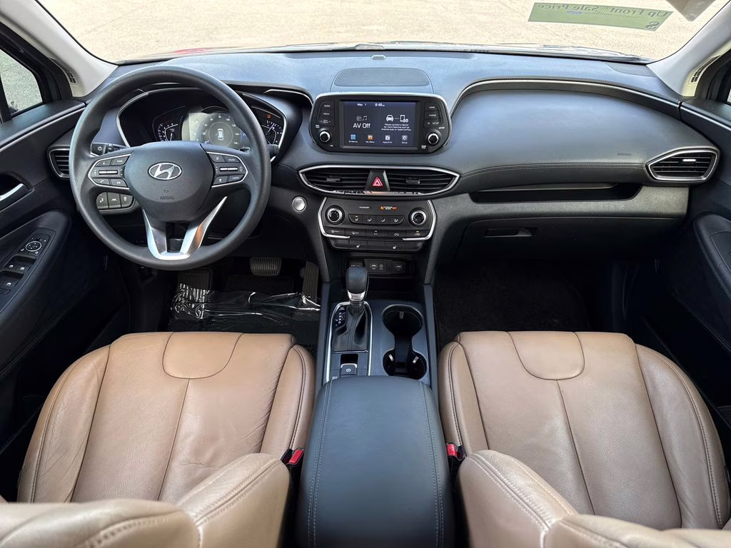2019 Machine Gray Hyundai Santa Fe SEL FWD SUV