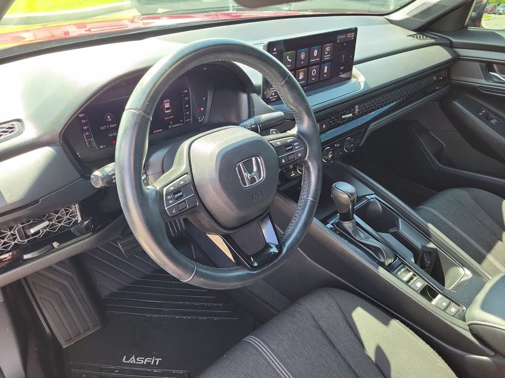 2023 Radiant Red Metallic Honda Accord Hybrid Sport FWD Sedan