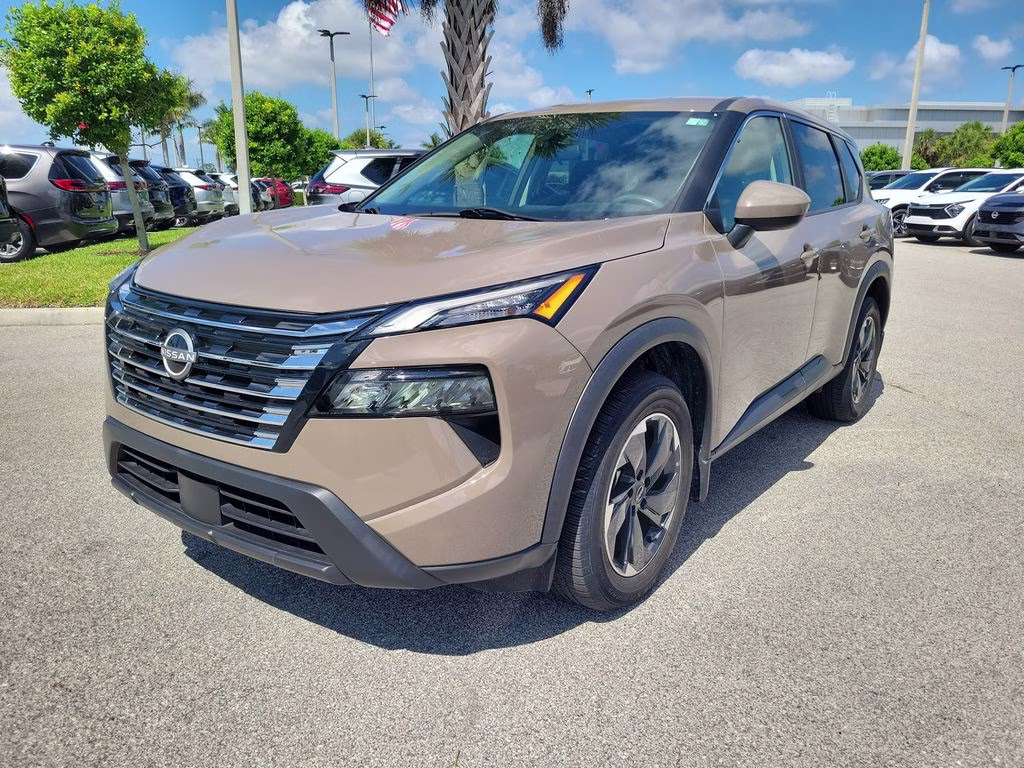 2024 Baja Storm Metallic Nissan Rogue SV FWD SUV