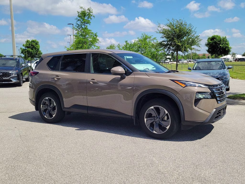 2024 Baja Storm Metallic Nissan Rogue SV FWD SUV