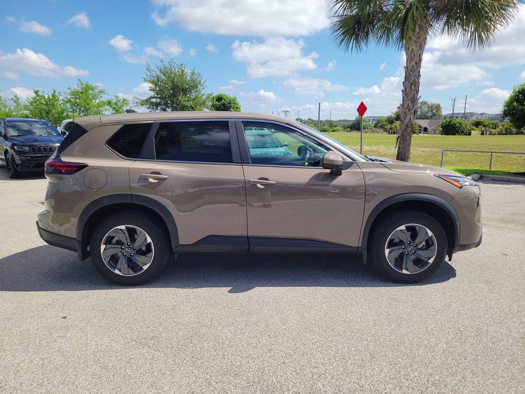 2024 Baja Storm Metallic Nissan Rogue SV FWD SUV