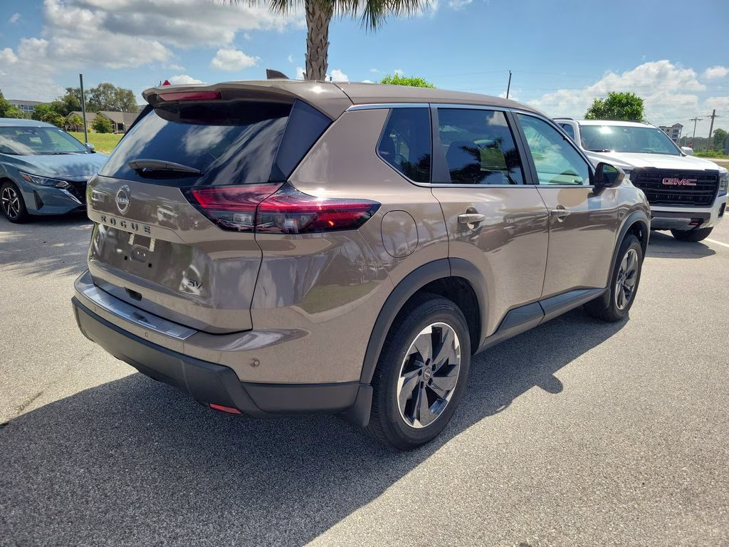 2024 Baja Storm Metallic Nissan Rogue SV FWD SUV