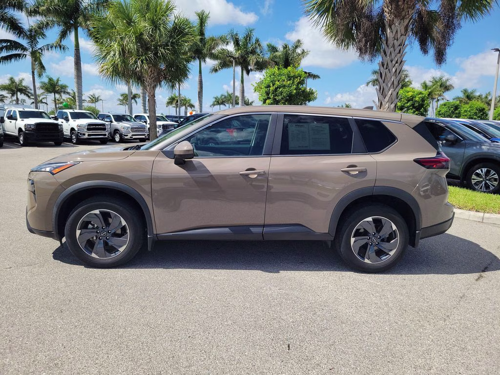 2024 Baja Storm Metallic Nissan Rogue SV FWD SUV