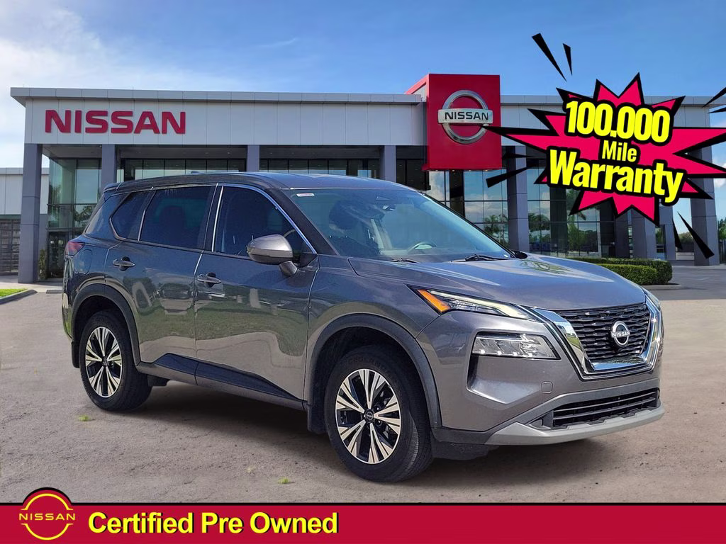 2022 Gun Metallic Nissan Rogue SV AWD SUV