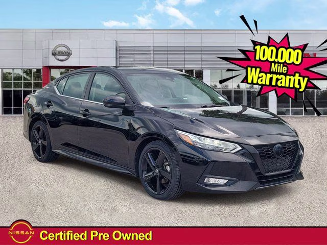 2023 Super Black Nissan Sentra SR FWD Sedan