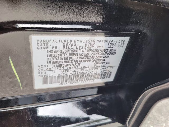 2023 Super Black Nissan Sentra SR FWD Sedan