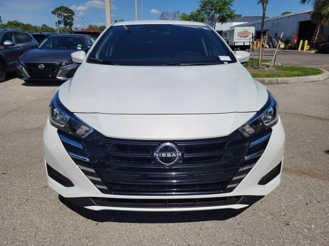 2024 Aspen White Tricoat Nissan Versa 1.6 SV FWD Sedan