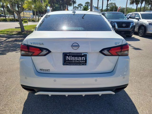 2024 Aspen White Tricoat Nissan Versa 1.6 SV FWD Sedan