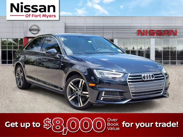 2018 Moonlight Blue Audi A4 2.0T ultra Premium FWD Sedan