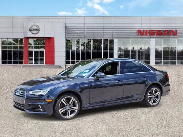 2018 Moonlight Blue Audi A4 2.0T ultra Premium FWD Sedan