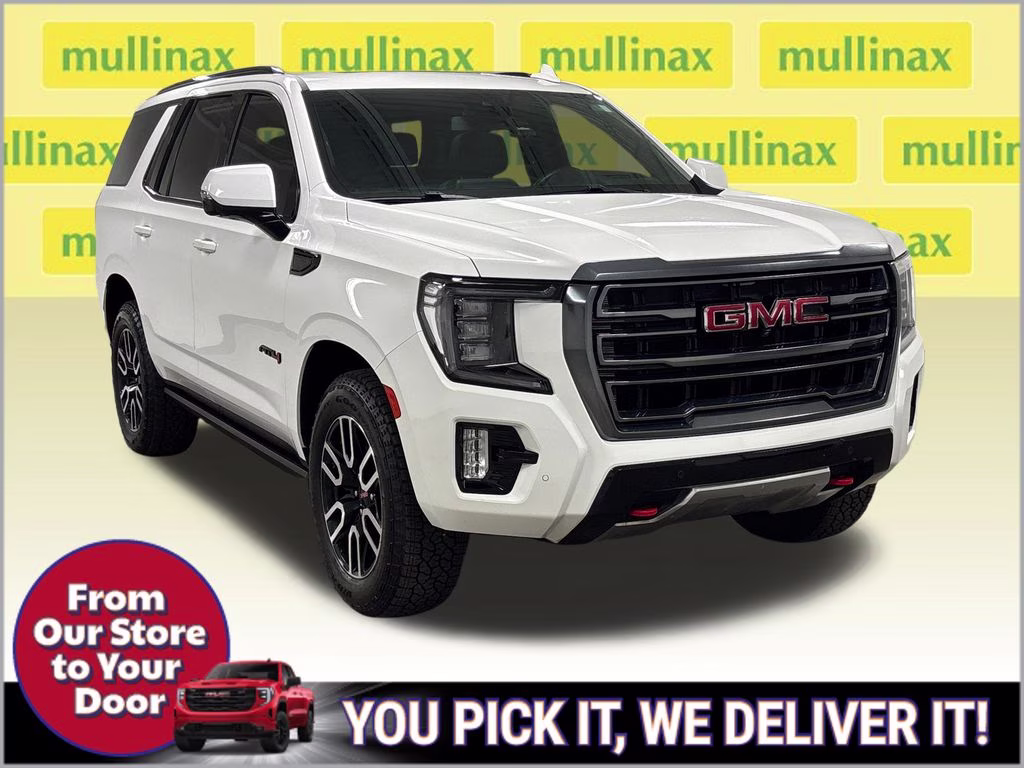 2023 Summit White GMC Yukon AT4 4X4 SUV