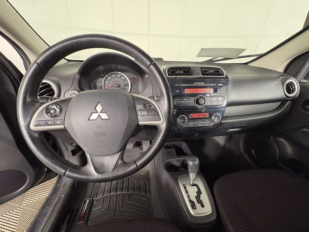 2014 Thunder Gray Mitsubishi Mirage ES FWD Hatchback