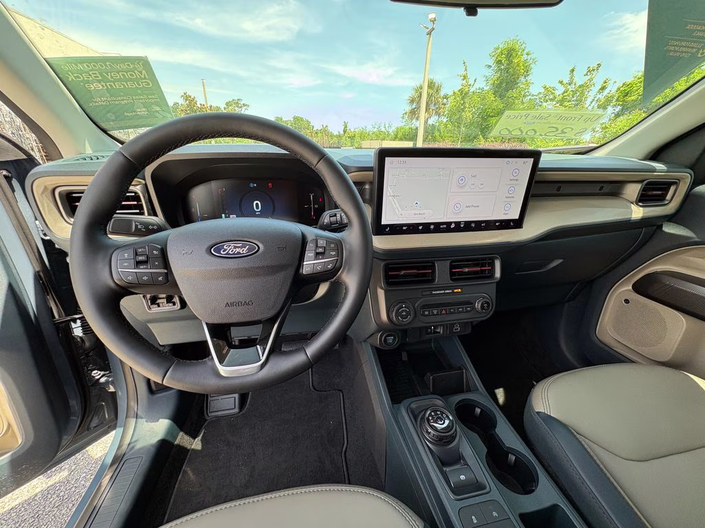 2025 Azure Gray Metallic Tri-Coat Ford Maverick Lariat AWD Truck
