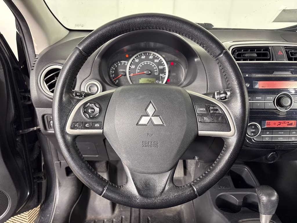 2014 Thunder Gray Mitsubishi Mirage ES FWD Hatchback