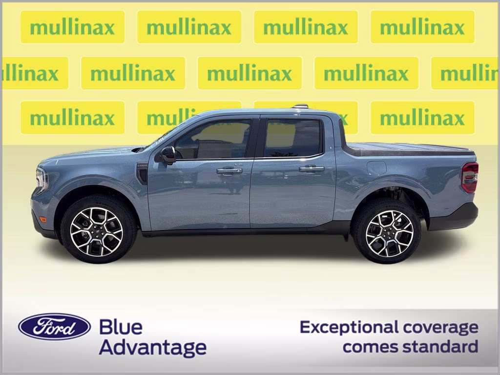 2025 Azure Gray Metallic Tri-Coat Ford Maverick Lariat AWD Truck